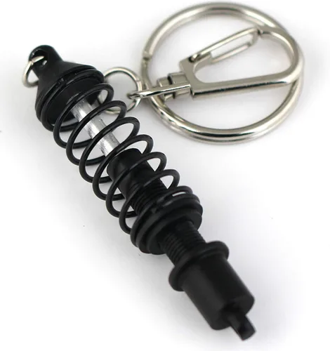Miniatura 4 de Llavero creativo modelo autoparte de moda coilover amortiguador Maycom, color rojo, Hecho por el hombre, S