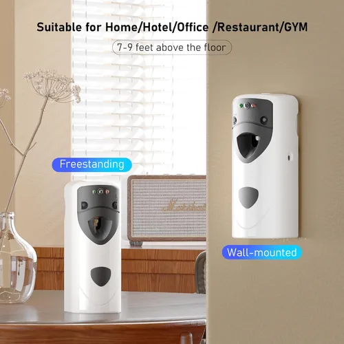 Miniatura 2 de Dispensador automático de ambientador en aerosol con dispensador de fragancia programable remoto apto para recargas de spray Dispensador