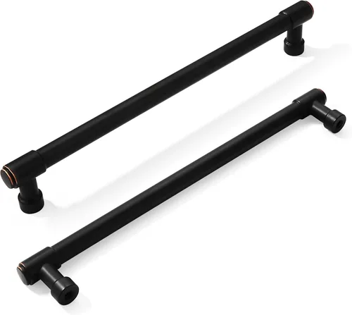 Miniatura 144 de khtumeware - Juego de 2 tiradores grandes para gabinete, diámetro 1-3/4 pulgadas, zinc resistente, para cajones, puertas y tocadores, color latón