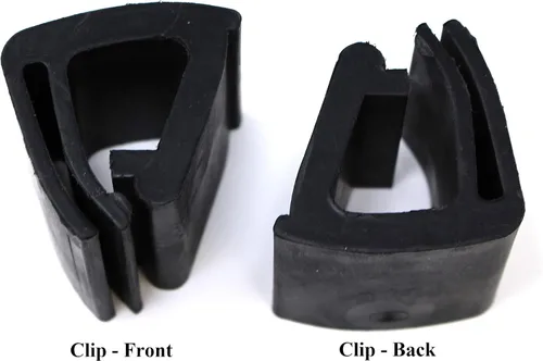 Miniatura 4 de JSP Manufacturing Clips de retención para parabrisas para carrito de golf EZGO sustituye al coche club 102005801 1020058-01 Yamaha Fit 1"x1" tubo