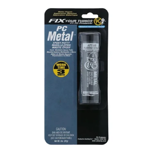 Productos PC, Masilla Epóxica moldeable para metales, color gris oscuro, 2 onza, Gris, 1