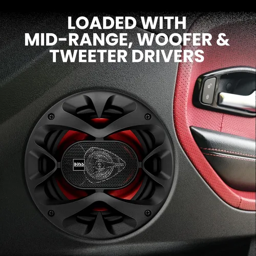 Miniatura 2 de BOSS Audio Systems CH6520 - Altavoces de coche de 6.5 pulgadas, 250 vatios máximo, 2 vías, audio de gama completa, tweeter de 1 pulgada, coaxial, se