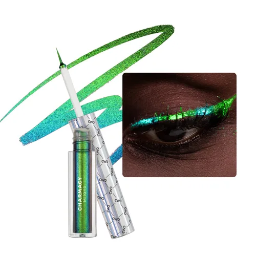 Miniatura 18 de CHARMACY Delineador Líquido para Ojos Resistente al Agua, Lápiz delineador de ojos negro intenso de larga duración con punta ultra fina, a prueba