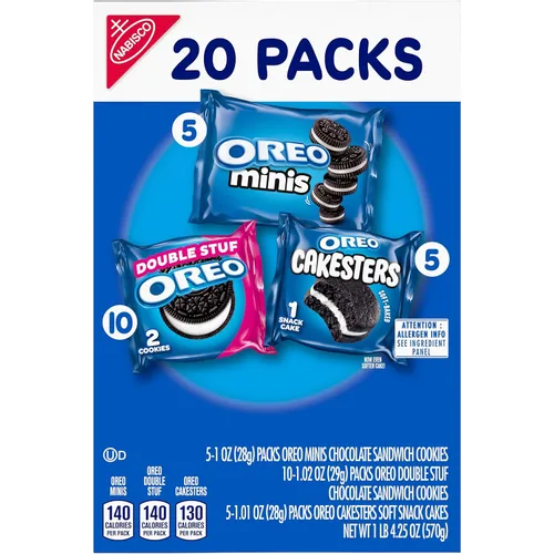 Miniatura 16 de OREO Lovers Cookies and Cakesters Soft Snack Cakes Paquete variado