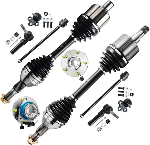 Miniatura 149 de Detroit Axle - Kit de extremo delantero RWD para Chrysler 300 Dodge Challenger Charger Upper Lower Control Arms rótulas de rodamiento de rueda Bujes