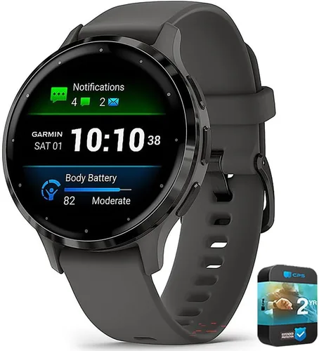 Miniatura 19 de Garmin Venu 3 Health and Fitness - Reloj inteligente con GPS y bisel de pizarra/correa negra (1.772 in) - (renovado)