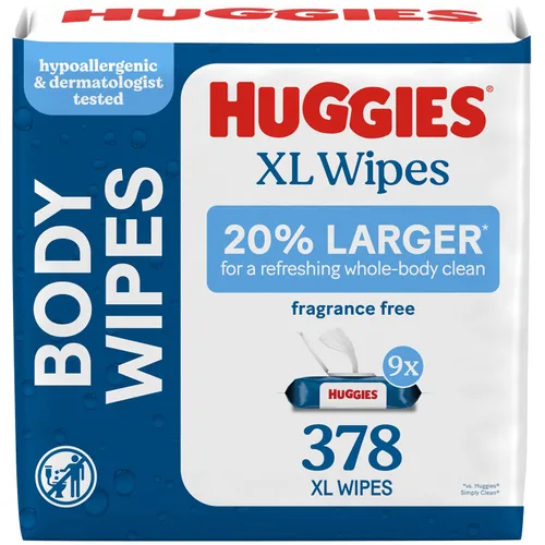 Miniatura 8 de Huggies Toallitas extra grandes sin perfume, 1 paquete abatible, 42