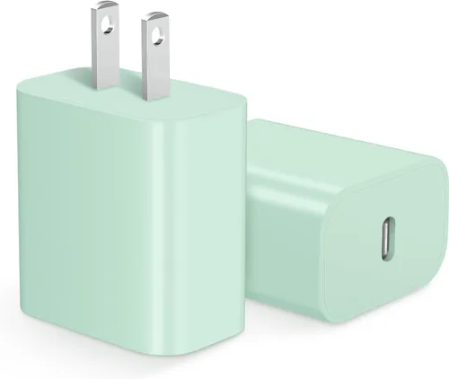 Bloque de cargador para iPhone 17, bloque de cargador USB C de 20 W, cargador de pared tipo C para iPhone 17/17 Air/17 Pro/17 Pro Max, 16 15 14 13
