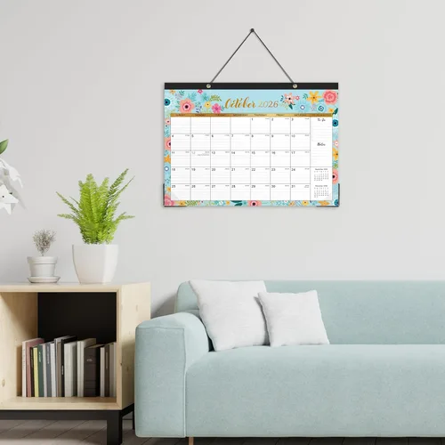 Miniatura 8 de Calendario de Escritorio 2026 - Calendario de Escritorio 2026, Calendario de Escritorio/Pared de 12 Meses, Ene. 2026 - Dic. 2026, 16.8" x 12