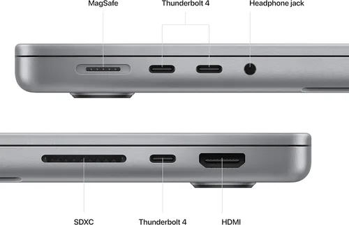 Miniatura 4 de Apple Laptop MacBook Pro 2023 con chip Apple M2 Max con CPU de 12 núcleos y GPU de 30 núcleos: pantalla Liquid Retina XDR de 14.2 pulgadas, memoria