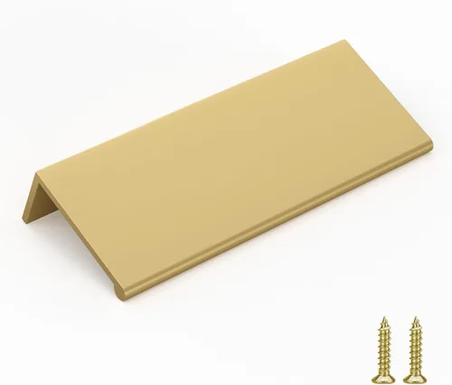 Miniatura 15 de Goldenwarm - Paquete de 10 tiradores negros de 2-1/2 pulgadas con borde de dedo, tiradores para cajones de cocina, color negro mate, manijas