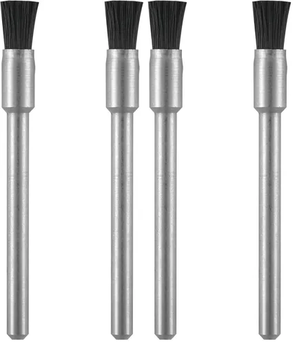 Miniatura 19 de Dremel 405-02 cepillos de cerdas de nailon (paquete de 2), diámetro de 1/8