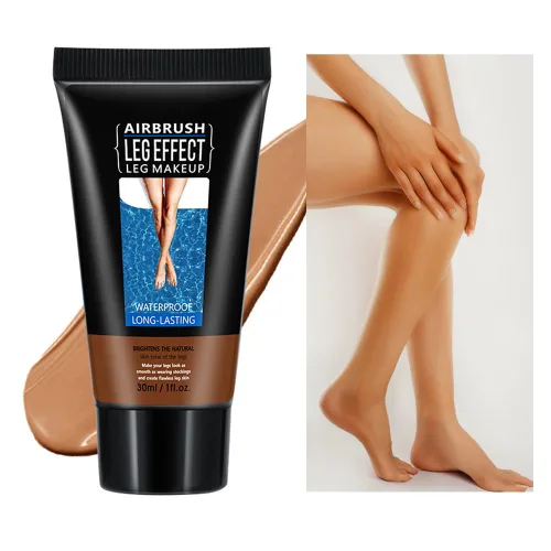 Miniatura 9 de Maquillaje de piernas, bronceador impermeable, loción de base corporal impecable, cobertura de cicatrices de piernas y cuerpo, cobertura de #1