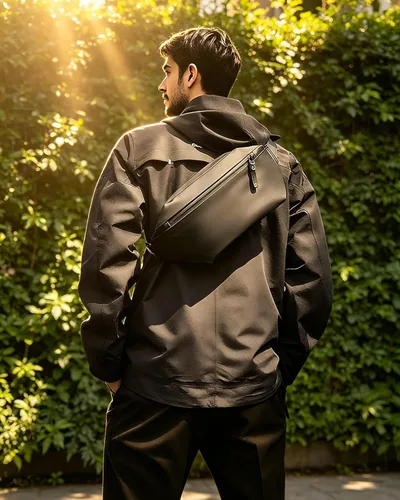 Miniatura 9 de Riñonera para hombres y mujeres Riñonera ajustable (cinturón de 28 a 63 pulgadas) – Bolsa grande impermeable para senderismo, correr, viajes, Azul