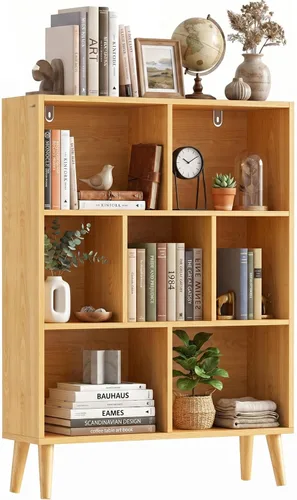 Miniatura 13 de Organizador de almacenamiento de 9 cubos, estantería reversible, estantería de cubo abierta, almacenamiento moderno grande para sala de estar