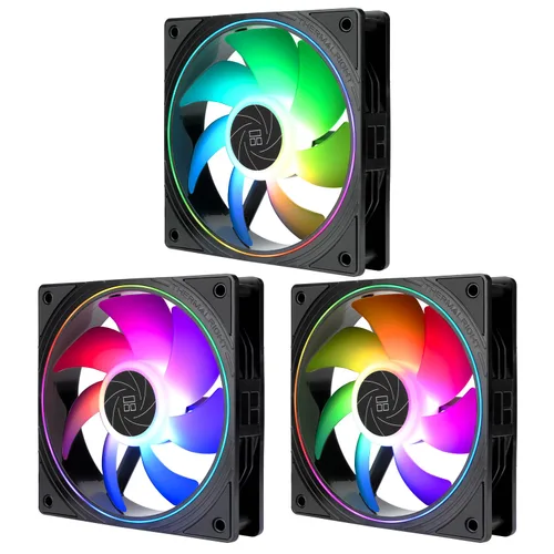 Thermalright Ventilador de CPU TL-S12-S ARGB, conector PWM de 4 pines con rodamiento S-FDB incluido, refrigeración de computadora de hasta 1500 RPM