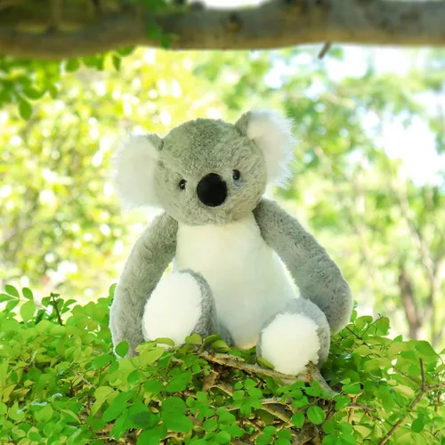 Miniatura 4 de Apricot Lamb Juguetes de peluche de koala gris, suave, perfecto para niños (koala gris, 9 pulgadas)