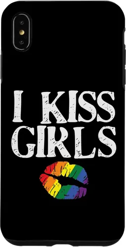 Miniatura 10 de iPhone 11 I Kiss Girls Rainbow Lips Gay Lesbian Pride Flag LGBT estuche de regalo