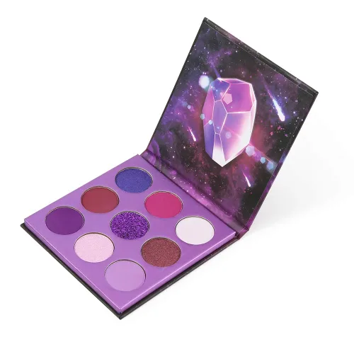 Miniatura 15 de docolor Paleta de sombras de ojos, paleta de 9 colores marrón y cobre con acabados mate y brillante, paleta de maquillaje de ojos altamente