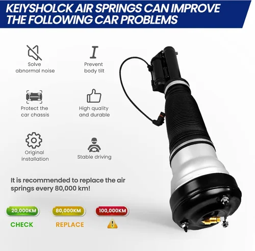 Miniatura 6 de Reemplazo del amortiguador de puntal de aire delantero compatible con 1999-2006 Benz S600 S500 S430 S420 S350 S320 Amortiguador de suspensión