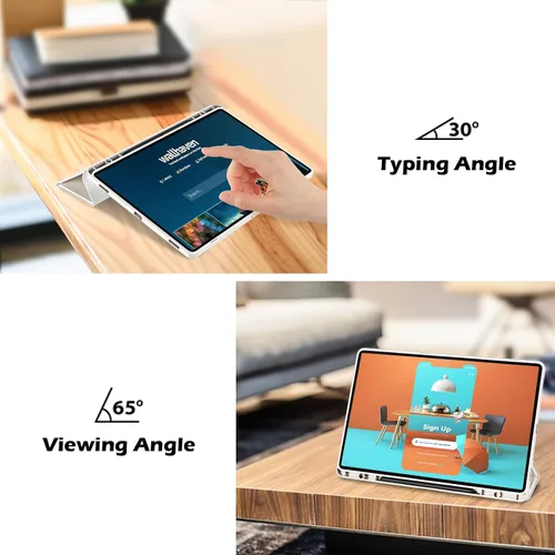 Miniatura 5 de ProCase Funda protectora para Galaxy Tab S10 FE 2025 / S9 FE 10.9 pulgadas / Tab S9 11 pulgadas 2023, cubierta inteligente de soporte delgado