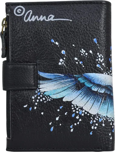 Miniatura 40 de Anna by Anuschka Cartera de mujer pintada a mano de cuero genuino para mujer