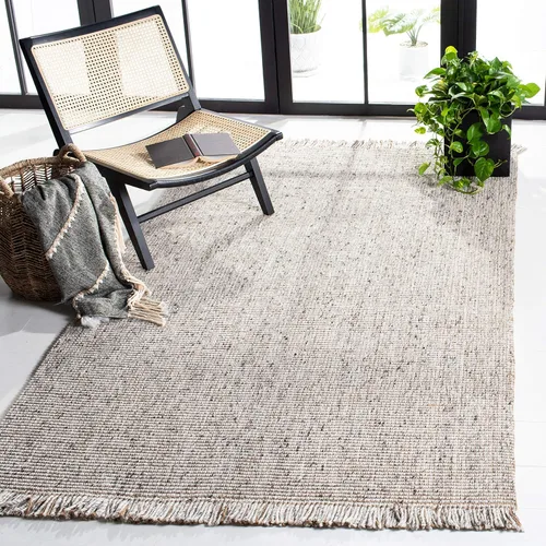 Miniatura 24 de SAFAVIEH Natural Fiber Collection - Alfombra decorativa de 2 x 3 pies, carbón y natural, yute tejido a mano, ideal para zonas de alto tráfico