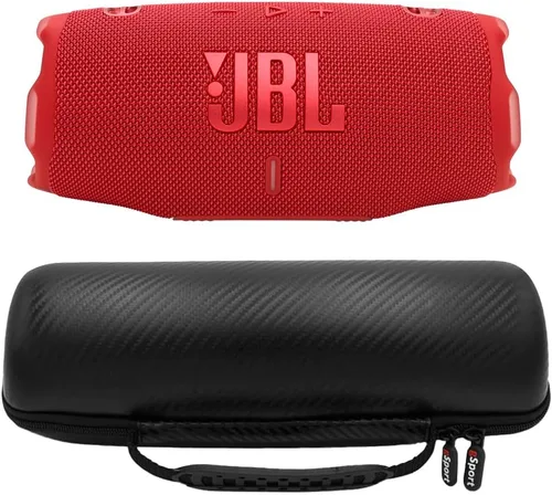 Miniatura 10 de JBL Charge 6 - Paquete de altavoz portátil resistente al agua con estuche de fibra de carbono gSport (negro)