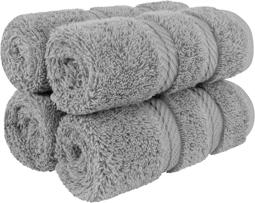 Miniatura 27 de American Soft Linen - Juego de 4 toallas, 100% de algodón turco, 27 x 54 pulgadas, tamaño extragrande, toallas para la ducha, color amarillo