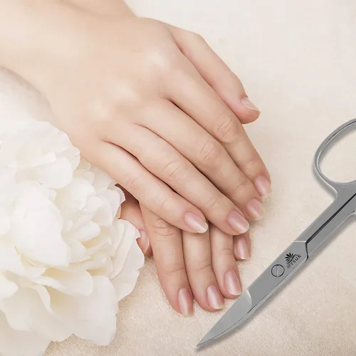Miniatura 2 de ARSUK Tijeras de uñas curvadas para mujeres y hombres, tijeras de uñas para uñas y dedos de las manos para puntas de uñas y tijeras pequeñas