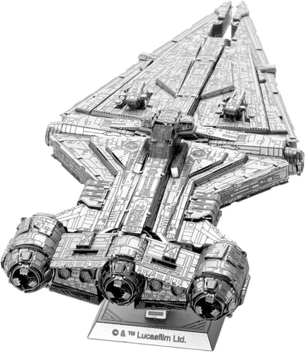 Miniatura 7 de Fascinations Metal Earth Premium Series Star Wars Imperial Light Cruiser 3D Kit de modelo de metal con pinzas