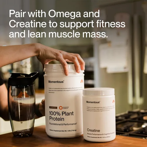 Miniatura 8 de Momentous - Proteína vegana en polvo - 20 g de proteína a base de plantas - Certificada NSF para el deporte - Sin gluten - Sin transgénicos - 22