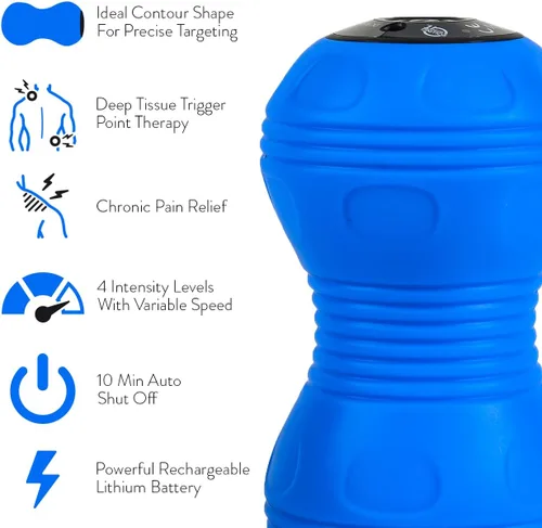 Miniatura 2 de Rolling With It Bola de masaje vibratoria de maní – Terapia de punto de activación de tejido profundo, liberación miofascial – de mano, inalámbrica