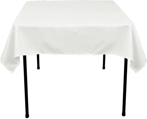 Miniatura 11 de GFCC 54 x 54 in, mantel rectangular continuo de poliéster para decoración de fiestas de bodas