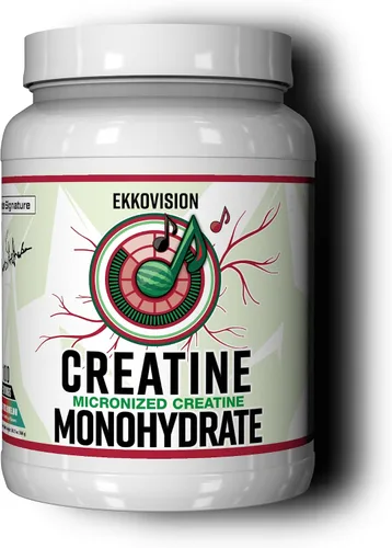 Miniatura 13 de Ekkovision Polvo de Monohidrato de Creatina Micronizado, Cereza Negra, Suplemento Pre Entrenamiento y Post Entrenamiento para Hombres y Mujeres
