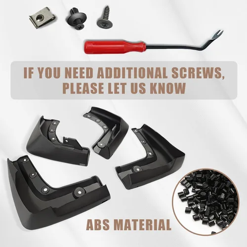 Miniatura 4 de Muslogy para Honda Pilot 2023 2024 2025 Guardabarros Protectores contra salpicaduras para parachoques delanteros y traseros Accesorios Guardabarros