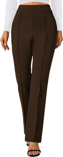 Miniatura 19 de Urban CoCo Pantalones de trabajo elásticos con corte de bota, pantalones de yoga pequeños para oficina casual