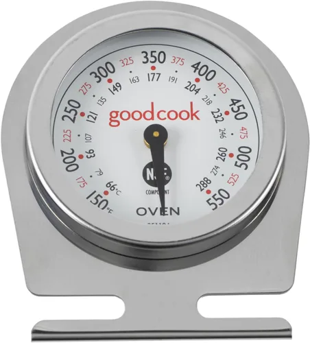 Miniatura 6 de GoodCook Termómetro diario para carne con esfera bidireccional que muestra la temperatura y el tipo de carne con sonda de acero inoxidable, incluye