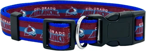 Miniatura 60 de Collar Pets First NHL para perros y gatos. ¡Ajustable, lindo y elegante! ¡El collar definitivo para fanáticos del hockey! Pittsburgh Penguins