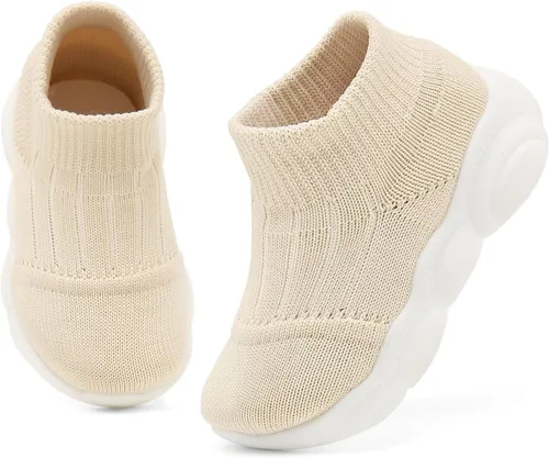 Miniatura 5 de Cubufly Zapatos de calcetín para bebés, zapatos para caminar para los primeros zapatos deportivos sin cordones de 0 a 3 años