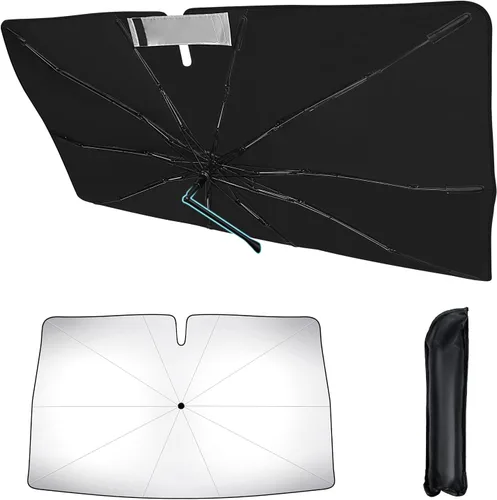 Parasol [2025 Actualización] Rilsen para Parabrisas de Nissan Altima Sedán 2013 2014 2015 2016 2017 2018, Parasol Plegable Doble Grueso para Ventana