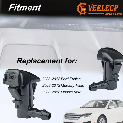 Miniatura 4 de 2 pulverizadores de boquilla para limpiaparabrisas compatibles con modelos Fusion Milan MKZ Select