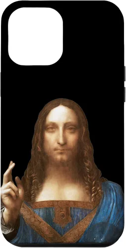 Funda para iPhone 12 Pro Max Leonardo da Vinci - Salvator Mundi (salvador del mundo)