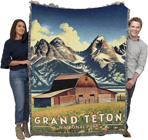 Miniatura 62 de Pure Country Weavers Manta del Parque Nacional Acadia, manta de tapiz de algodón para regalo, fabricada en los Estados Unidos, 72 x 54 pulgadas