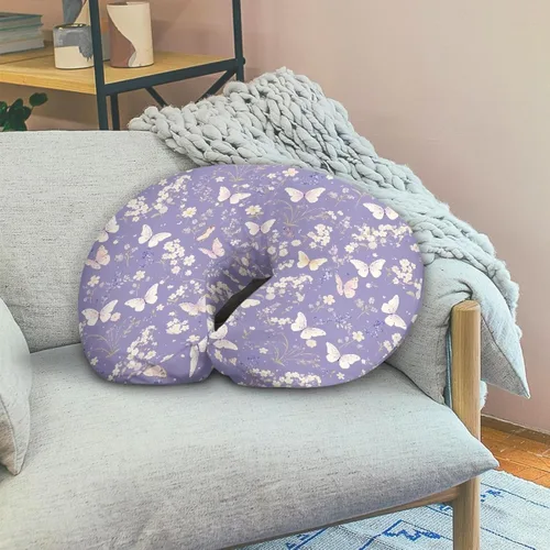 Miniatura 5 de Funda de almohada de lactancia para recién nacido, neutra, en forma de media luna, fundas de almohada de lactancia materna de repuesto
