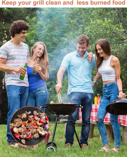 Miniatura 7 de Revestimientos de horno para la parte inferior del horno, paquete de 2 alfombrillas para horno, 15.75 x 23.62 pulgadas, fáciles de limpiar