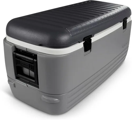 Igloo Hard Cooler | Polar & Party Bar Series | Insulated Ice Chests Gris polar de 120 cuartos de galón