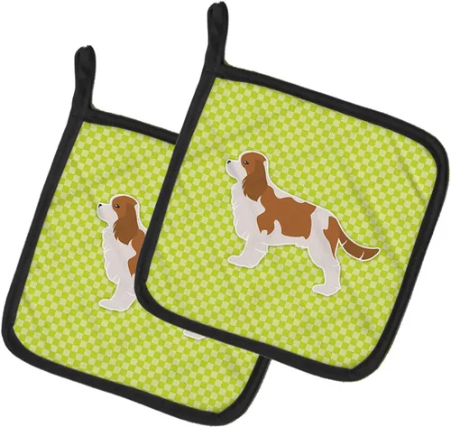 Miniatura 308 de Caroline's Treasures BB3567PTHD - Juego de soportes para ollas de cocina resistentes al calor, almohadillas calientes para cocinar, hornear, Copo