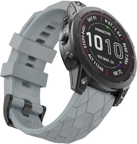 Miniatura 10 de Compatible con Garmin Fenix 7X Band 1.024 in de ancho, correas de reloj suaves de repuesto para Fenix 7X/Fenix 6X/Fenix 6X Pro/Fenix 5X/Fenix 5X