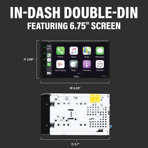 Miniatura 5 de BOSS Audio Systems Elite BV900ACP - Reproductor multimedia para automóvil con Apple CarPlay-Android Auto, doble Din, pantalla táctil capacitiva
